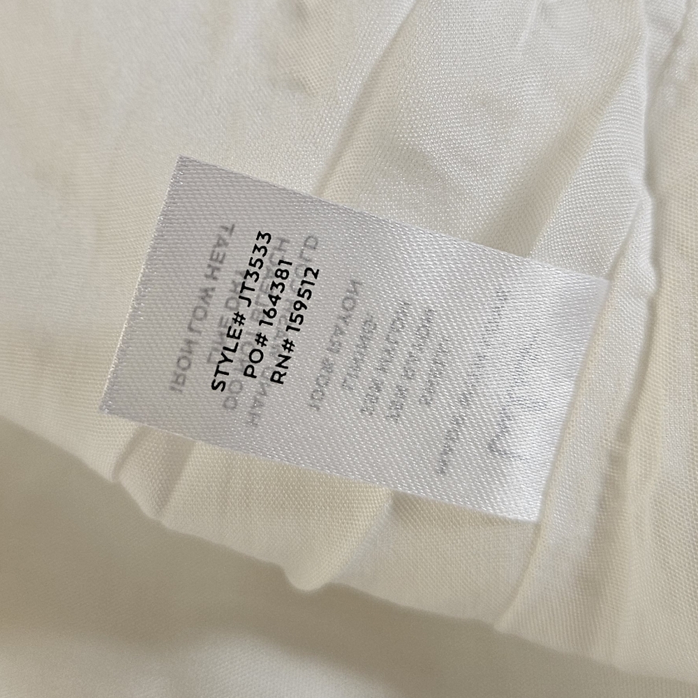 Lulu's Delightfully Poised White Sleeveless Tie-Neck Tank Top, M - Picture 10 of 12
